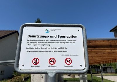 Spielplätze in der Gemeindeverwaltung Thal